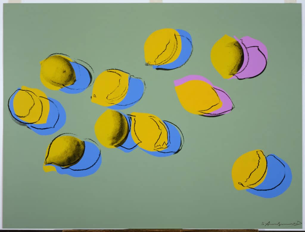 Andy Warhol, Space Fruit: Lemons, 1978, © The Andy Warhol Foundation for the Visual Arts, Inc.