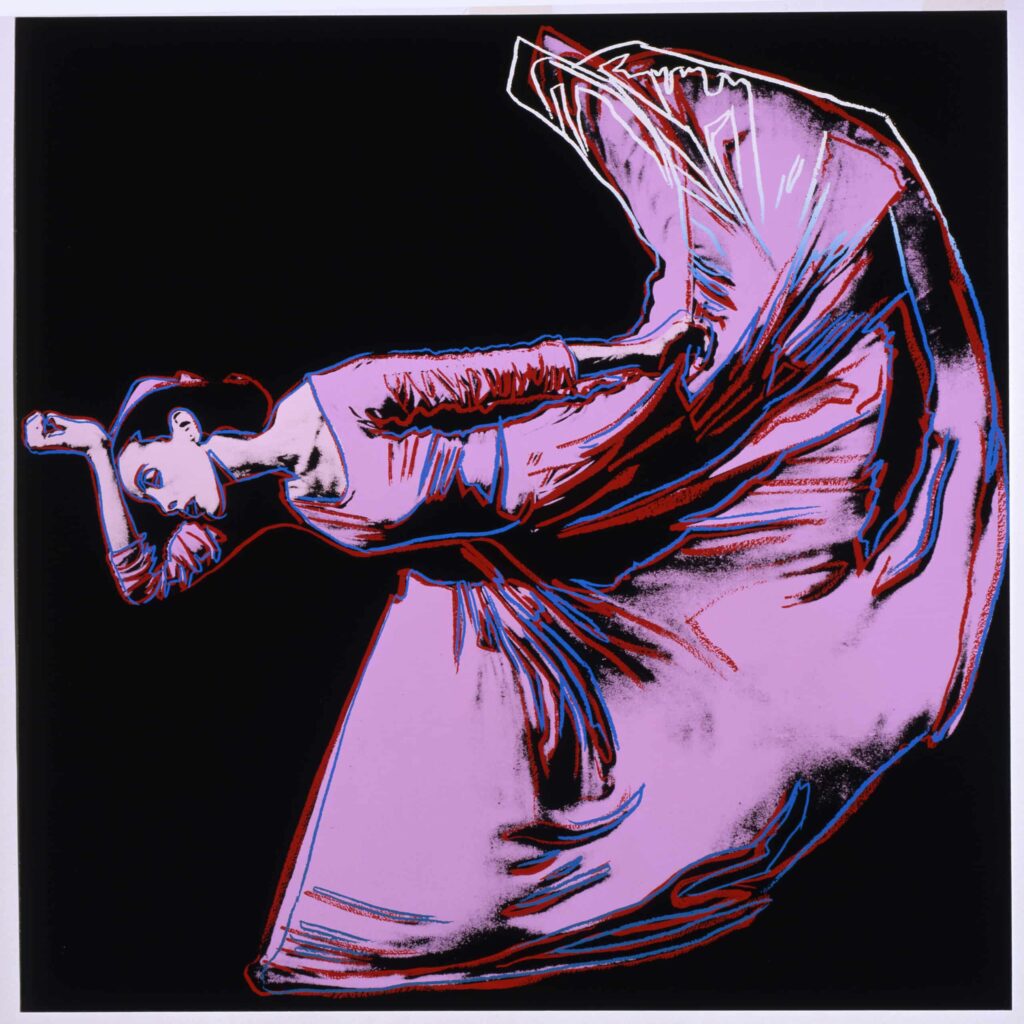 Andy Warhol, Martha Graham: Letter to the World (The Kick), 1986, © The Andy Warhol Foundation for the Visual Arts, Inc.