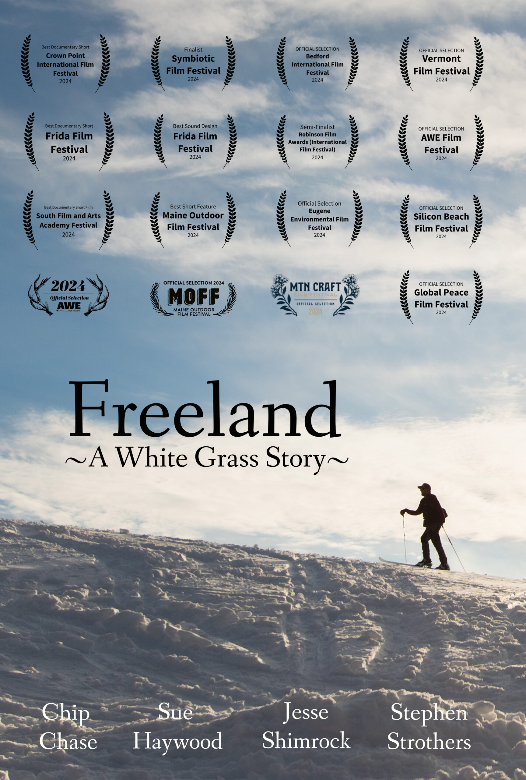 The cover for 'Freeland ~ A White Grass Story.' The cover for 'Freeland ~ A White Grass Story.'