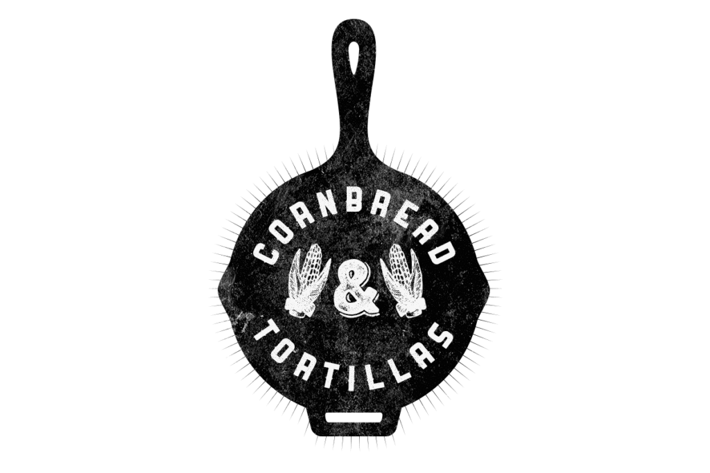The band logo of 'Cornbread & Tortillas.'