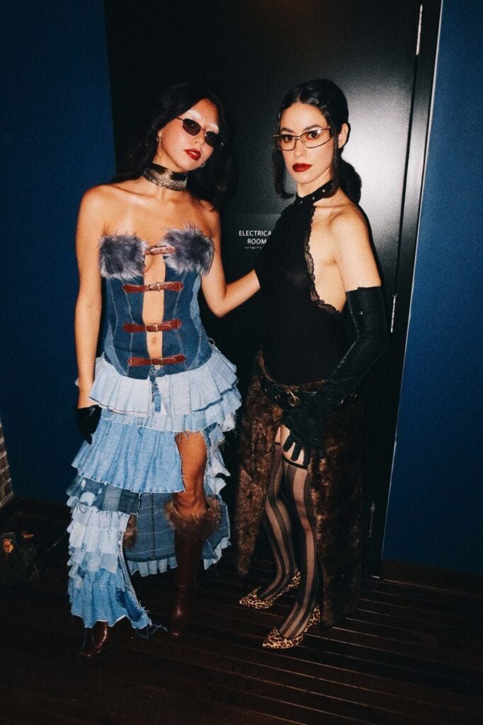 Models for Kay Andrada's latest collection behind the scenes at Wheeling Fashion Week. Credit: Daegan Lusk.